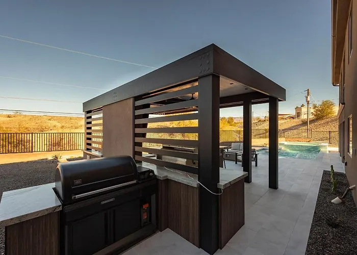 Ferienhaus Modern Havasu Escape Luxury Pool And Gourmet Grill With Fire Pit *